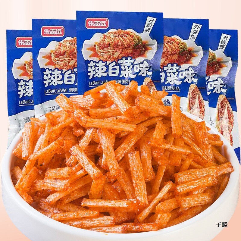 Spicy cabbage flavored spicy strips, childhood nostalgia, spicy snacks Secondary image
