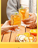 Fruit Tea Blend with Freeze-Dried Fruits Kumquat Snow Pear Hot Orange Tea