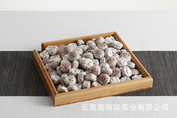 Yunnan Pu'er Tea 500g Glutinous Rice Fragrance Cooked Tuo (White Cotton)