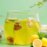 Hot! summer cold brewed fruit tea, dried green orange juice, lemon tea