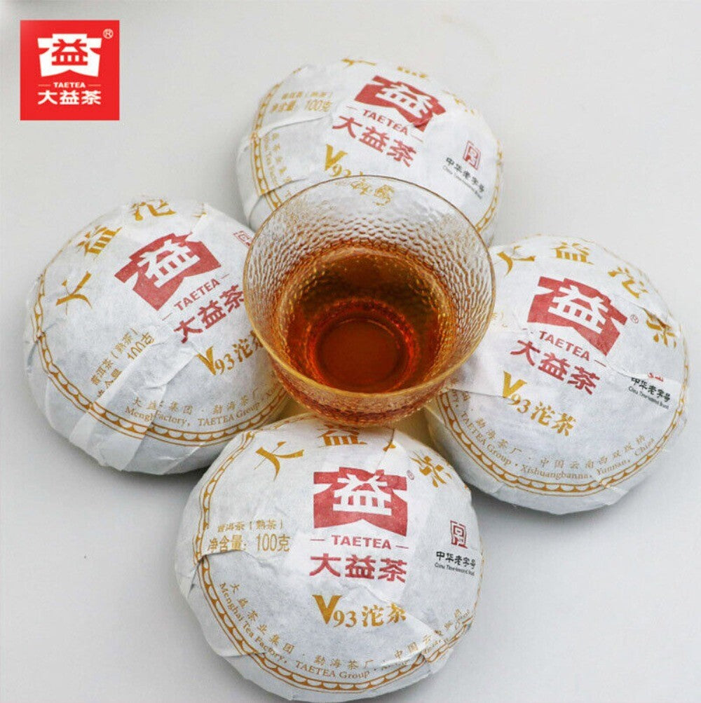 TAETEA 2018 Ripe Puerh Tuo Tea 100g Yunnan V93 Shu Puer Tuocha Premium Main image
