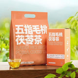 Health tea bag Five-finger peach Poria cocos tea, red bean barley tea