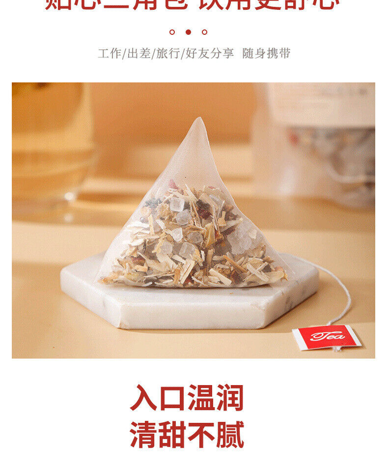 Small Hanging Pear Soup Red Dates Umeboshi Lily Snow Pear Wolfberry Tea Bag 300g