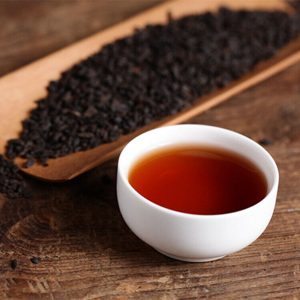 Glutinous Rice Fragrance Crushed Silver Tea Fossil Yunnan Pu'er Ripe Tea 500g