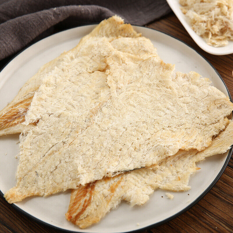 500g Cod Fillets Dry Fish Ready-to-eat Seafood Grilled Snacks Office Snacks
