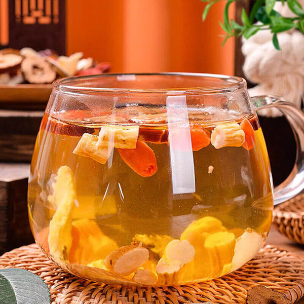 Goddess Soup: Red Ginseng, Astragalus, Goji & Ophiopogon Herbal Tea Soup