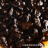 500g Yunnan Puerh Ripe Tea, Menghai Glutinous Fragrance Tea Fossilised Loose Tea