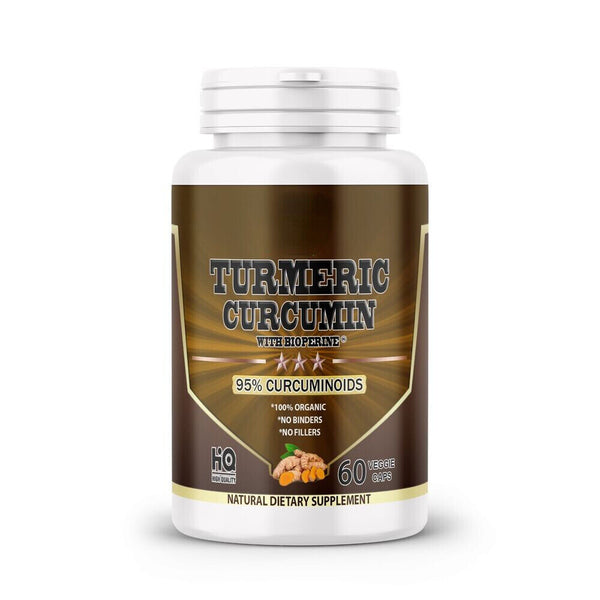 Turmeric Curcumin Potency 95% BioPerine Black Pepper Extract Bone & Joint Health