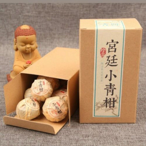 100g/box Chinese XinHui "Chen Pi" Tangerine Peel Ripe Puer Tea "Gong Ting