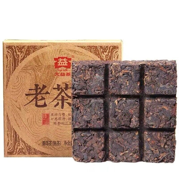 TAETEA Lao Cha Tou Dayi Menghai Puerh Puer Ripe Tea Brick 100g 1401 Batch