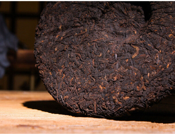 Yunnan Pu'er Tea Ripe Tea The More Ages Better Smells Pu'er Ripe Tea Cake 357g