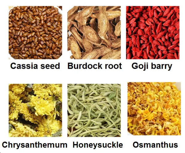 Chinese Chrysanthemum Medlar Liver Cleansing Detox Herbal Tea 5g*50packs