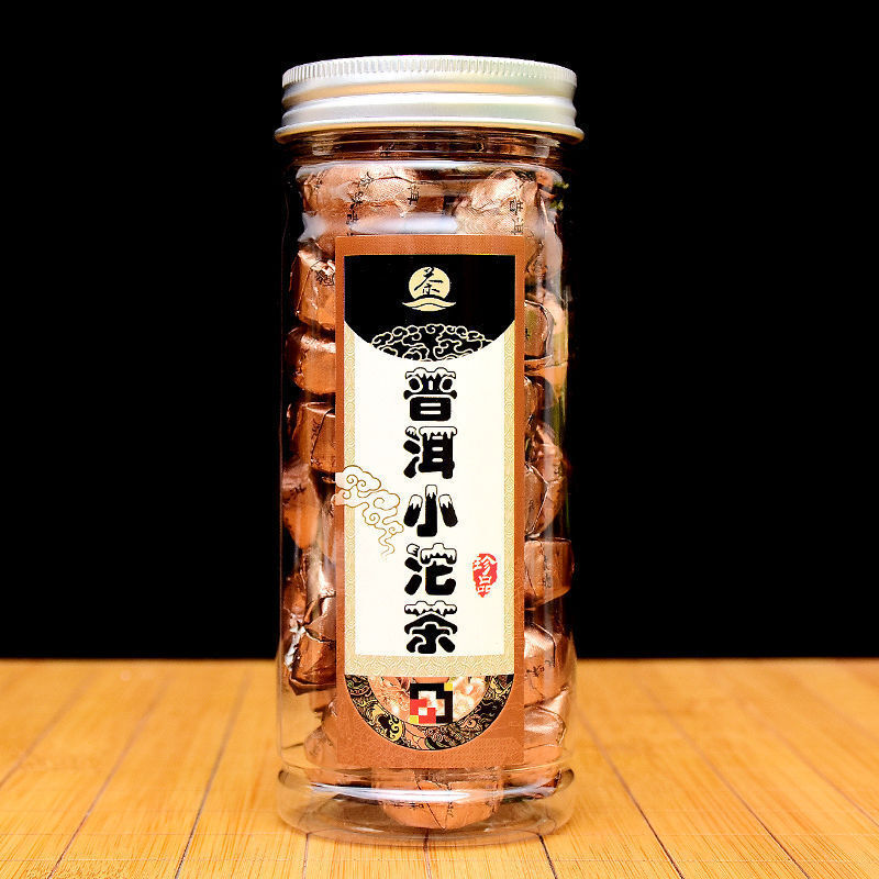 Pu'er Ripe Tea Mini Tuocha Glutinous Rice Flavor Yunnan Menghai Tangerine Peel