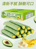 Avocado Banana Flavor Egg Roll with Crispy Handmade Filling Perfect for Cravings