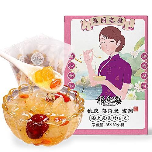 Yunnan Peach Gum(桃胶) Xueyan(雪燕) Gleditsia(皂角米) Combination Set 150g Secondary image