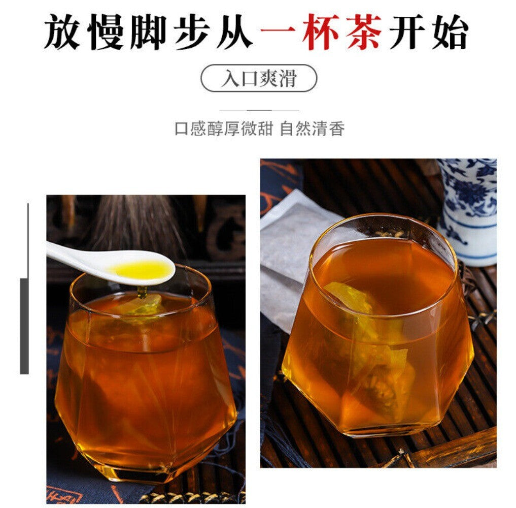 Bai Zhi Mint Herbal Tea with Houttuynia Chrysanthemum Clear Breathing Blend