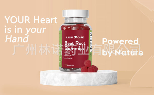 Beet Root and Hawthorn Gummies for Blood Pressure Support - 60 Gummies