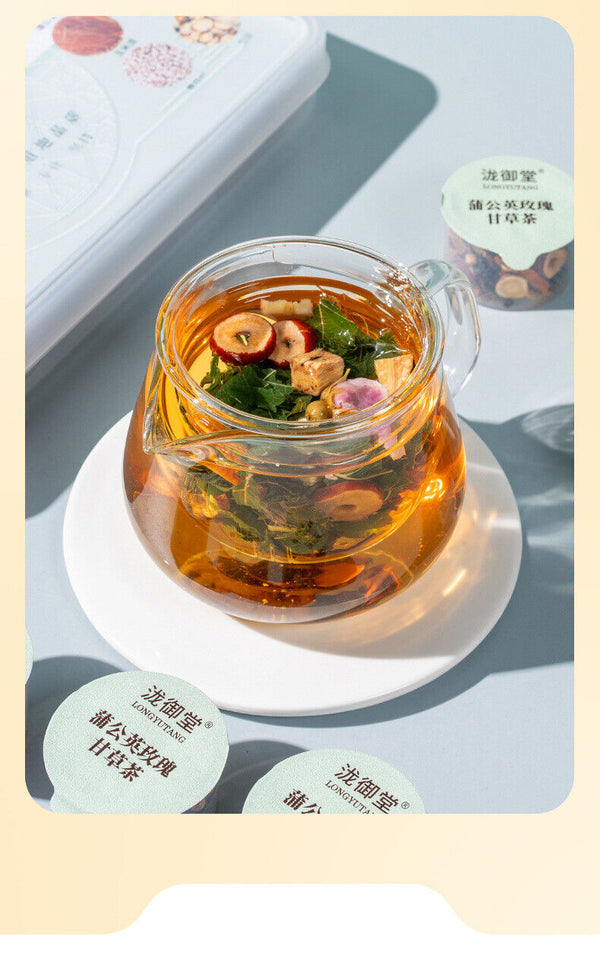 255g Canned Dandelion, Rose & Licorice Tea: Natural Wellness Blend