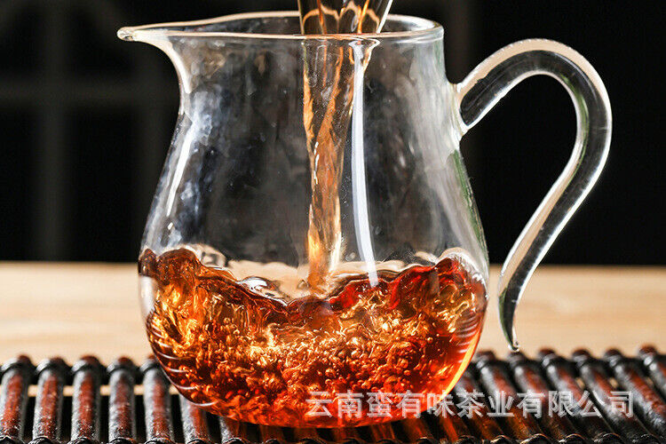 357g Puerh Tea Dry Storage Ripe Tea Menghai Palace Zhen Yunnan Seven Seed Cake