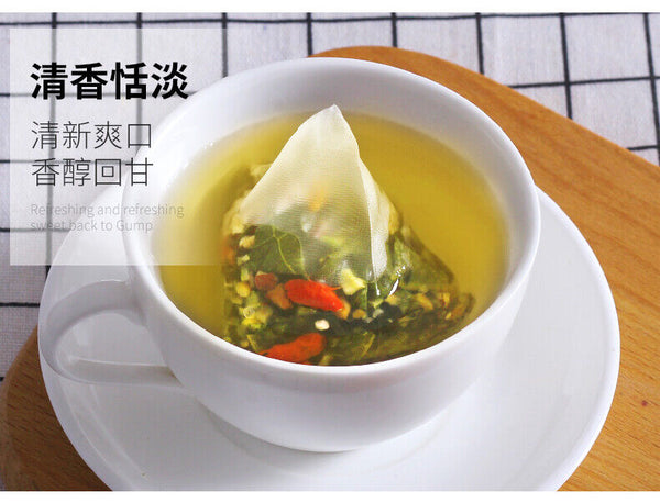Winter Melon Lotus Leaf Tea with Cassia Seed Tuckahoe Hawthorn Tangerine Peel