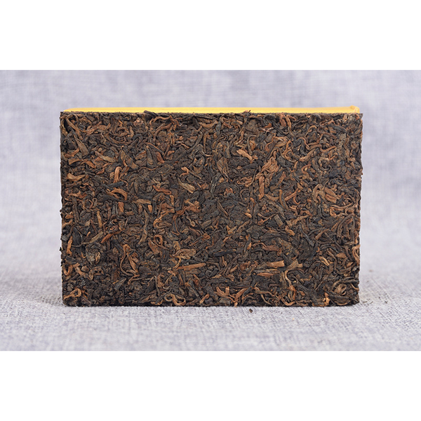 Yunnan Pu'er Tea Ripe Tea Golden Bud Ripe Brick Weight Loss Healthy Drink 250g