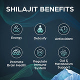 Pure 100% Himalayan Shilajit ORGANIC 50GM Shilajeet/Chilajit Soft Resin