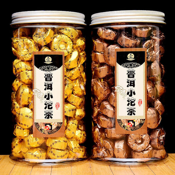 Pu'er Ripe Tea Mini Tuocha Glutinous Rice Flavor Yunnan Menghai Tangerine Peel
