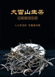 500g Daxueshan Ancient Tree Puerh Raw Tea Orchid Scented Sun Green Loose Tea