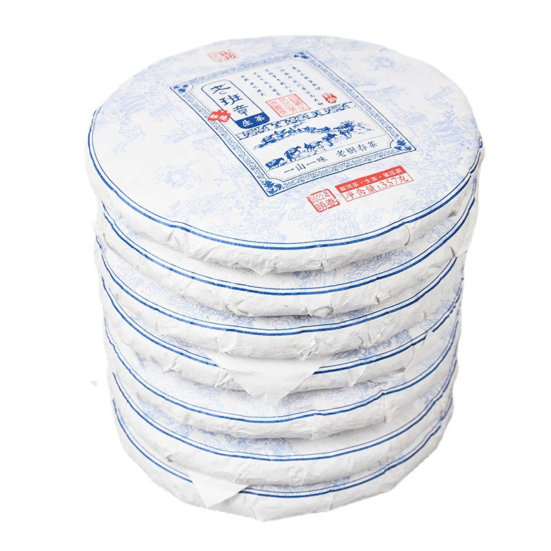 Tea Yunnan Tea Old Banzhang Cake Pu'er Tea Tea Health Care 357g Gift