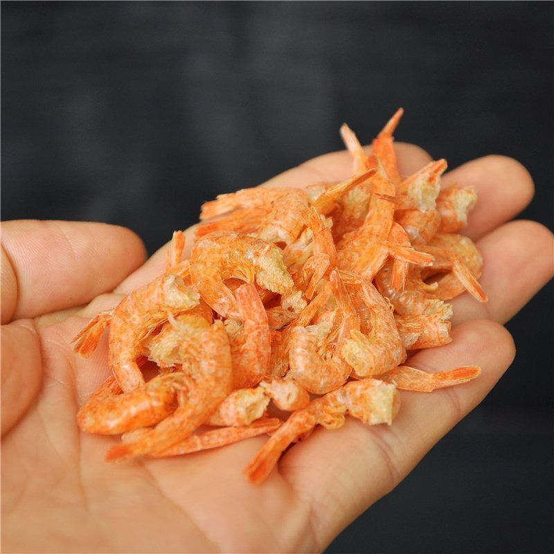 River Shrimp Dried Shrimp Tails Hunan Specialty Headless and Salt-Free 250g