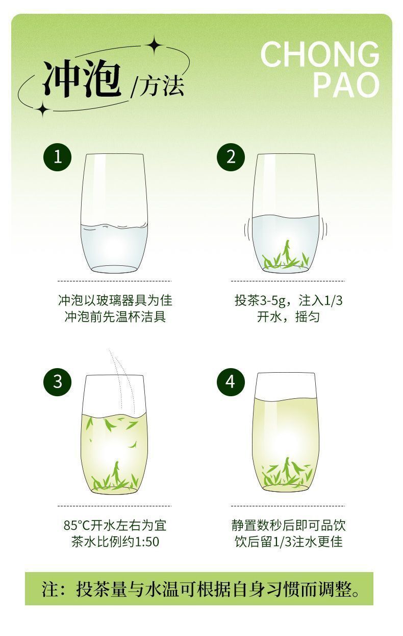 Green Tea Green Biloba Roll Green Tea New Tea Strong Fragrance Type Extra 100g
