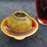 Xinhui Raw Sun-dried Xiaoqingkang Palace Puerh Ripe Tea Tinned Lemon Red Tea500g