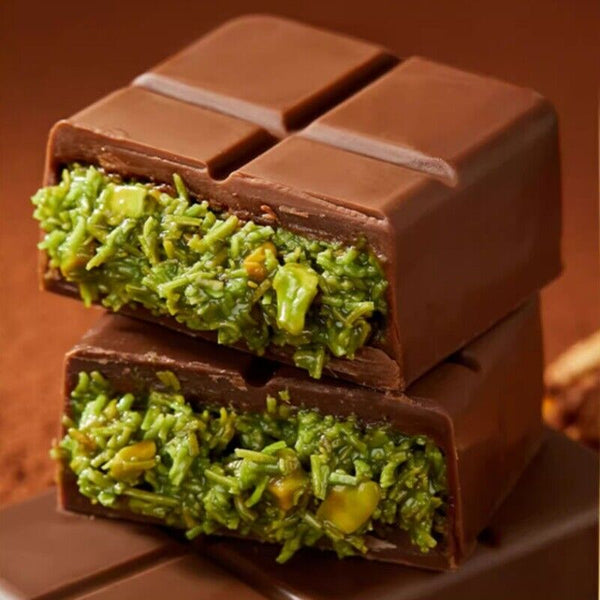 Dubai Pistachio Chocolate with Pure Cocoa Butter 🍫 Popular Snack Recommendation