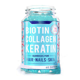 Hot Biotin Hair Gummies Biotin Hair Gummies Hair Nails 60 Capsules