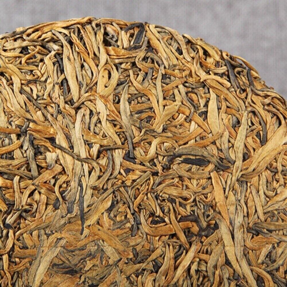 Yunnan Golden Bud Dian Hong Tea Cake 357g Natural Black Organic Premium Main image