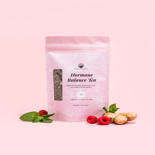 Hormone Balance Tea – Herbal Blend for Hormonal Health & Wellness | 20 Tea Bags