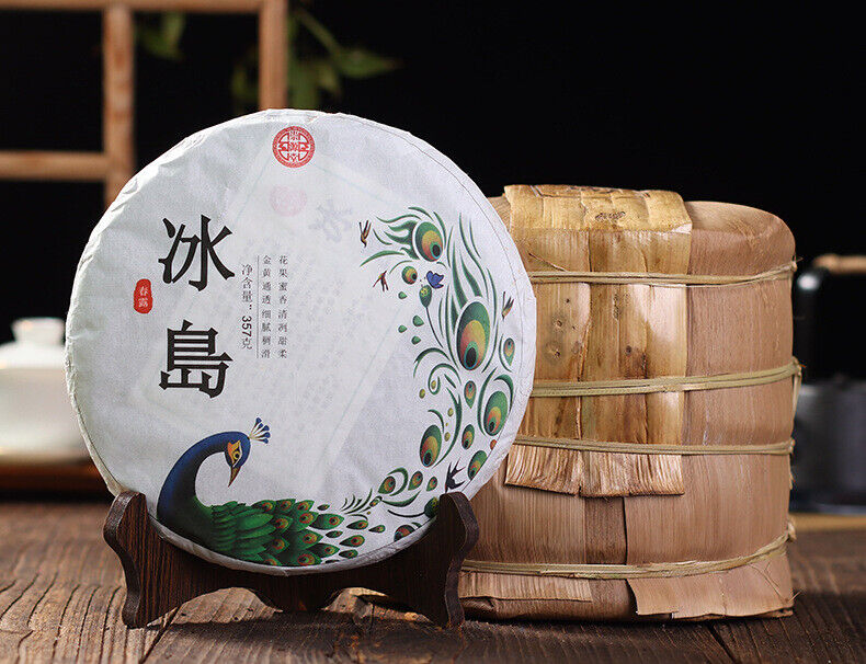 357g Yunnan Iceland Pu'er tea raw tea ancient tree tea Pu'er seven cakes tea