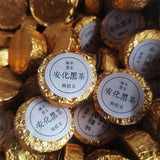 500g de thé de pièce d'or vieilli thé noir Anhua fleur d'or granulés de thé noir