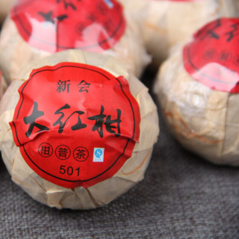 Tangerine Pu'er Tea Menghai Black Tea Natural Big Red Mandarin Pu-Erh Tea 500g