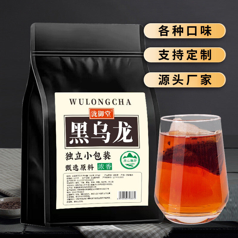 Strong Aroma Individually Packed Brewing Charcoal Roasted Black Oolong Tea Bags