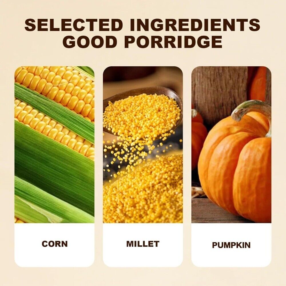 Chinese Pumpkin Millet Corn Soup Powder 500g Instant Breakfast