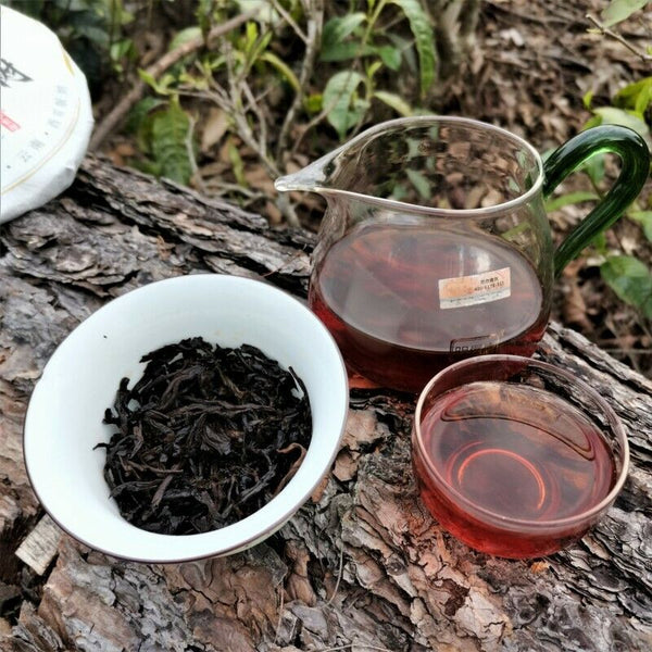 Premium Ripe Tea Zhonghong Yin Brown Mountain Big Tree Ripe Tea 357g Bulandashu