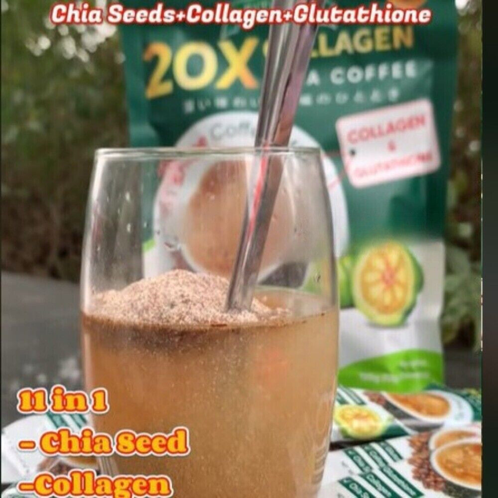 120g Collagen Protein Chia Seed Coffee - Original Flavor Superfood Blend Main image