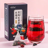 120g High Quality Black wolfberry mulberry rose tea bag fruit tea cold brew