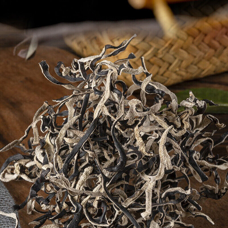 Dried Black Fungus Strips, White Back Wood Ear Mushroom, Jilin Specialty