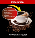 Black Instant Coffee Fat Burning Weight Loss Slim Instant Energy Coffee 30g
