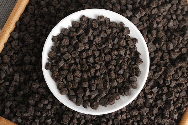 500g Yunnan Pu'er Ripe Tea 09 Menghai Nuoxiang Tea Fossil New C1 Crushed Silver