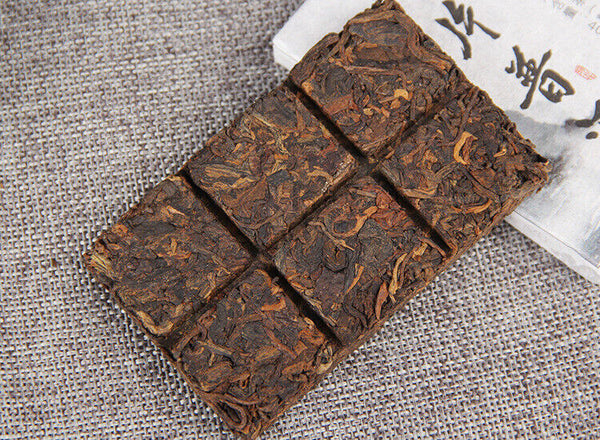 40g piece of fragrant pu-erh tea iced sweet ripe tea pu-erh tea brick pu-erh