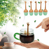 Funny Hand Gestures Silicone LooseLeaf Spice Tea Infuser Tea Strainer Diffuser