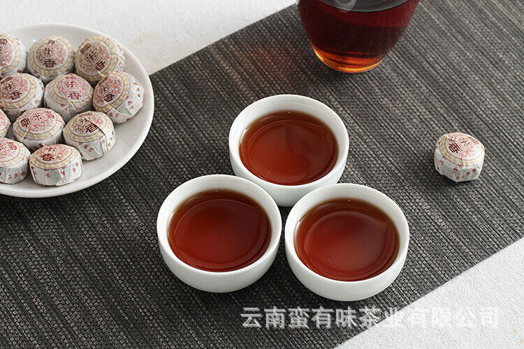 Yunnan Pu'er Tea 500g Glutinous Rice Fragrance Ripe Tuo(White Cotton) Pu'er